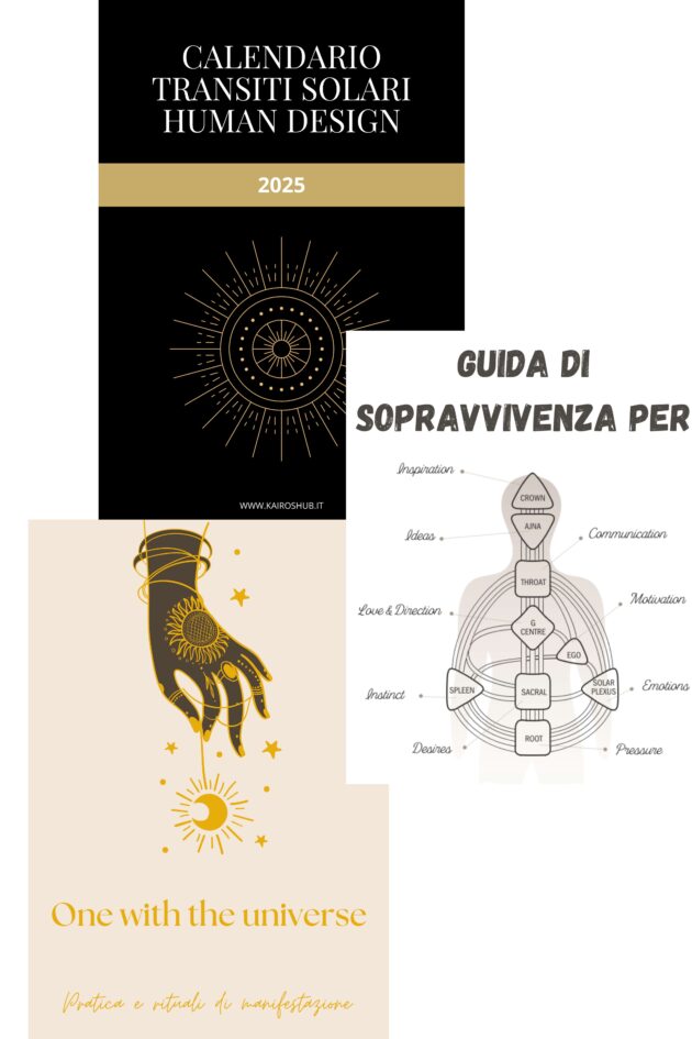 Human Design Bundle: Manifestazione, Embodiment e Transiti